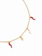 DOLCE & GABBANA Dg Logo & Charm Necklace