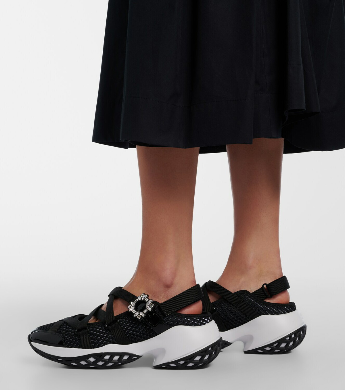 Roger Vivier Viv' Run embellished sneakers