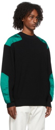 Isabel Marant Black & Green Denys Sweater