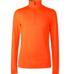 Bogner - Harrison Slim-Fit Stretch-Jersey Half-Zip Ski Base Layer - Orange