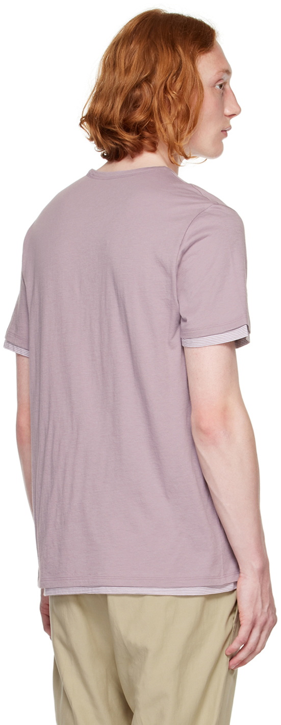 Vince Purple Double Layer T-Shirt