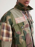 RRL - Patchwork Cotton Shirt - Green