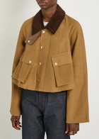 JW Anderson Barn Corduroy Collar Cotton Jacket Brown