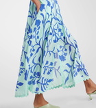 Juliet Dunn Printed cotton maxi dress