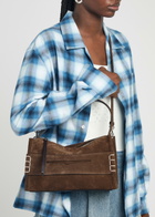 JW Anderson Loafer Suede Shoulder bag - Brown - One Size