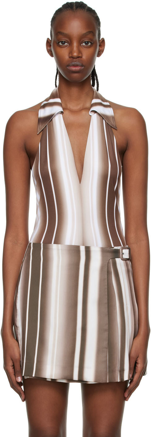Anne Isabella Brown Recycled Polyethylene Camisole