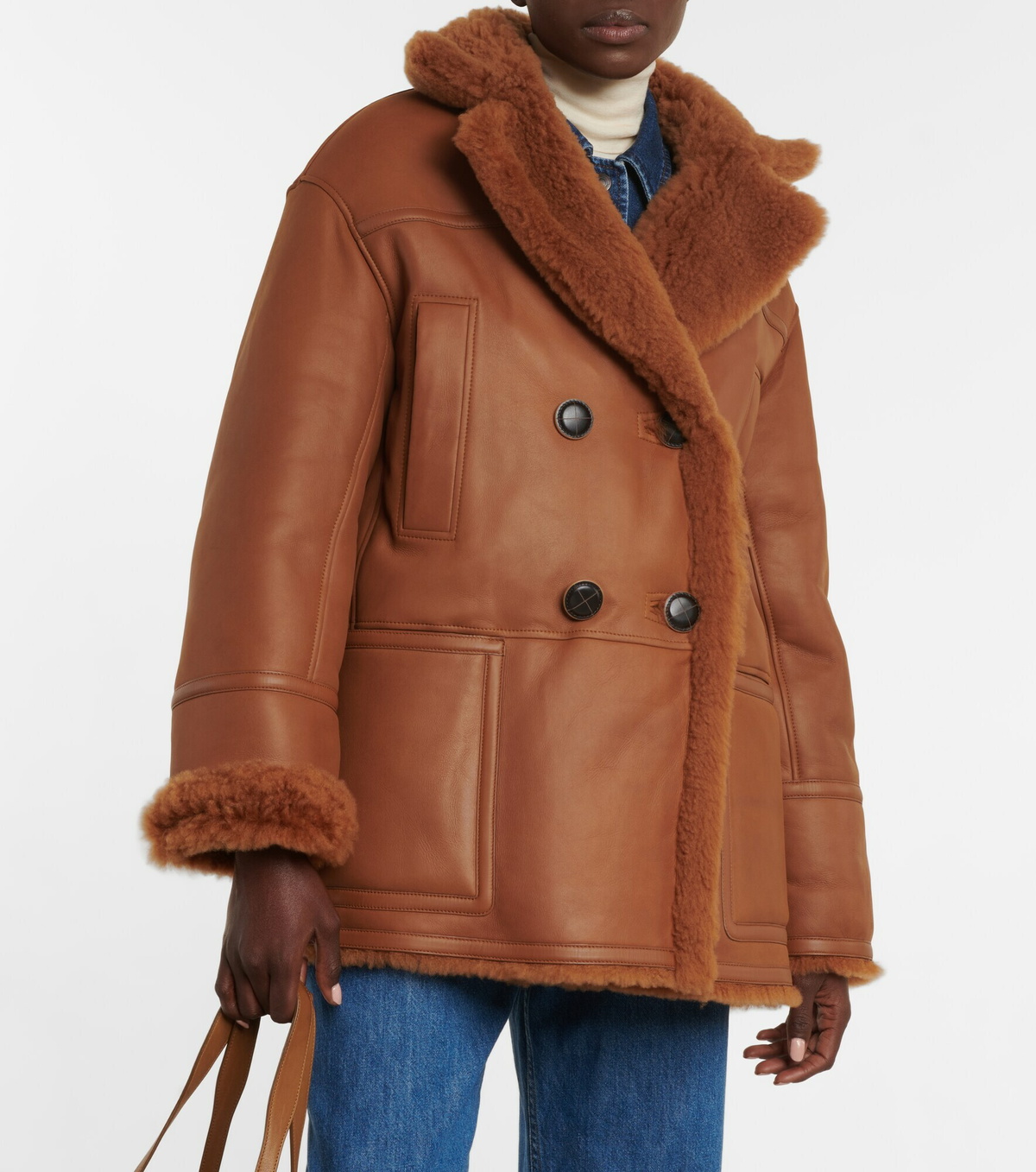 Loro Piana - Slater reversible shearling coat Loro Piana