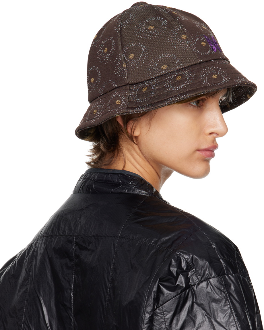 NEEDLES Brown Papillon Bucket Hat