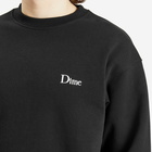 Dime Men's Classic Small Logo Sweatshirt in Black