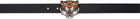 Kenzo Black Kenzo Paris 'Kenzo Buckle' Reversible Belt