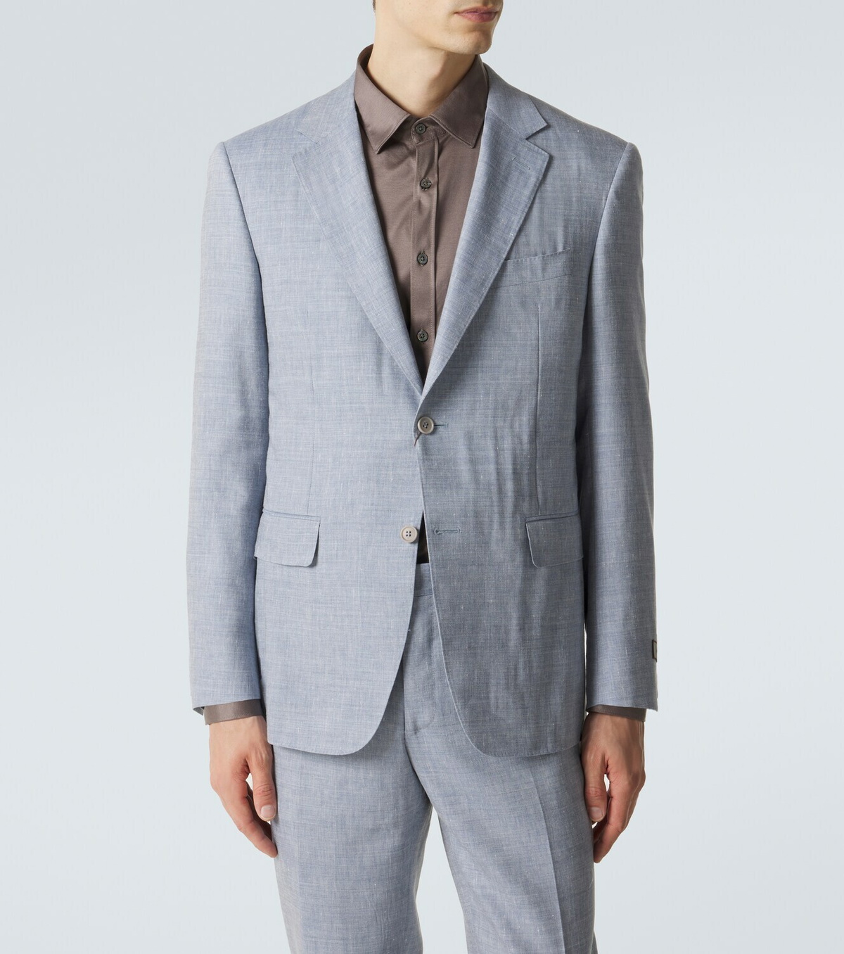 Canali Linen and wool suit