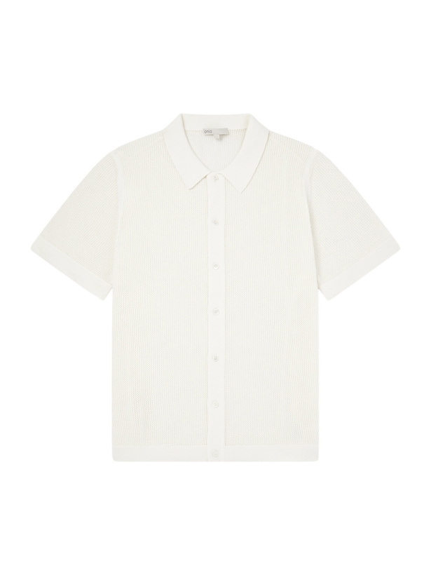 Photo: Onia - Crocheted Cotton Shirt - Neutrals