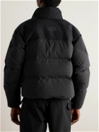 The North Face - Steep Tech Logo-Appliquéd Checked Shell Hooded Down Jacket - Black