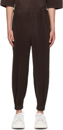 HOMME PLISSÉ ISSEY MIYAKE Brown Monthly Color June Trousers