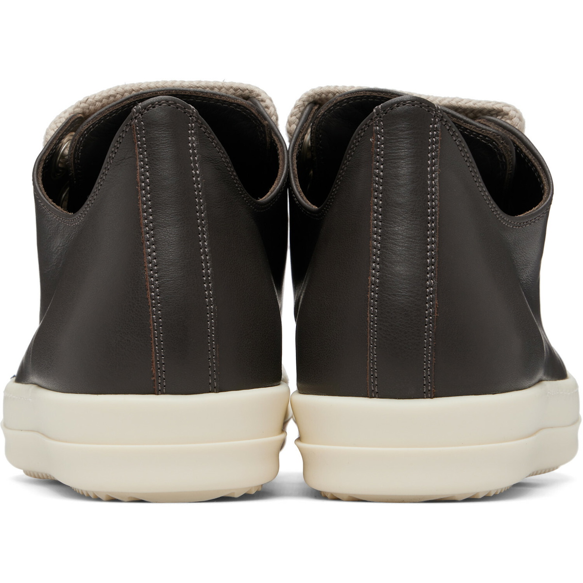 Rick Owens Gray Tower Jumbolace Low Sneakers