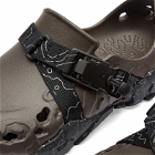 Crocs All-Terrain Atlas Shoe in Espresso/Black