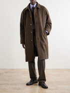 De Bonne Facture - Parisian Brushed Wool Coat - Brown