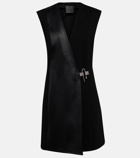 Givenchy Paneled denim minidress