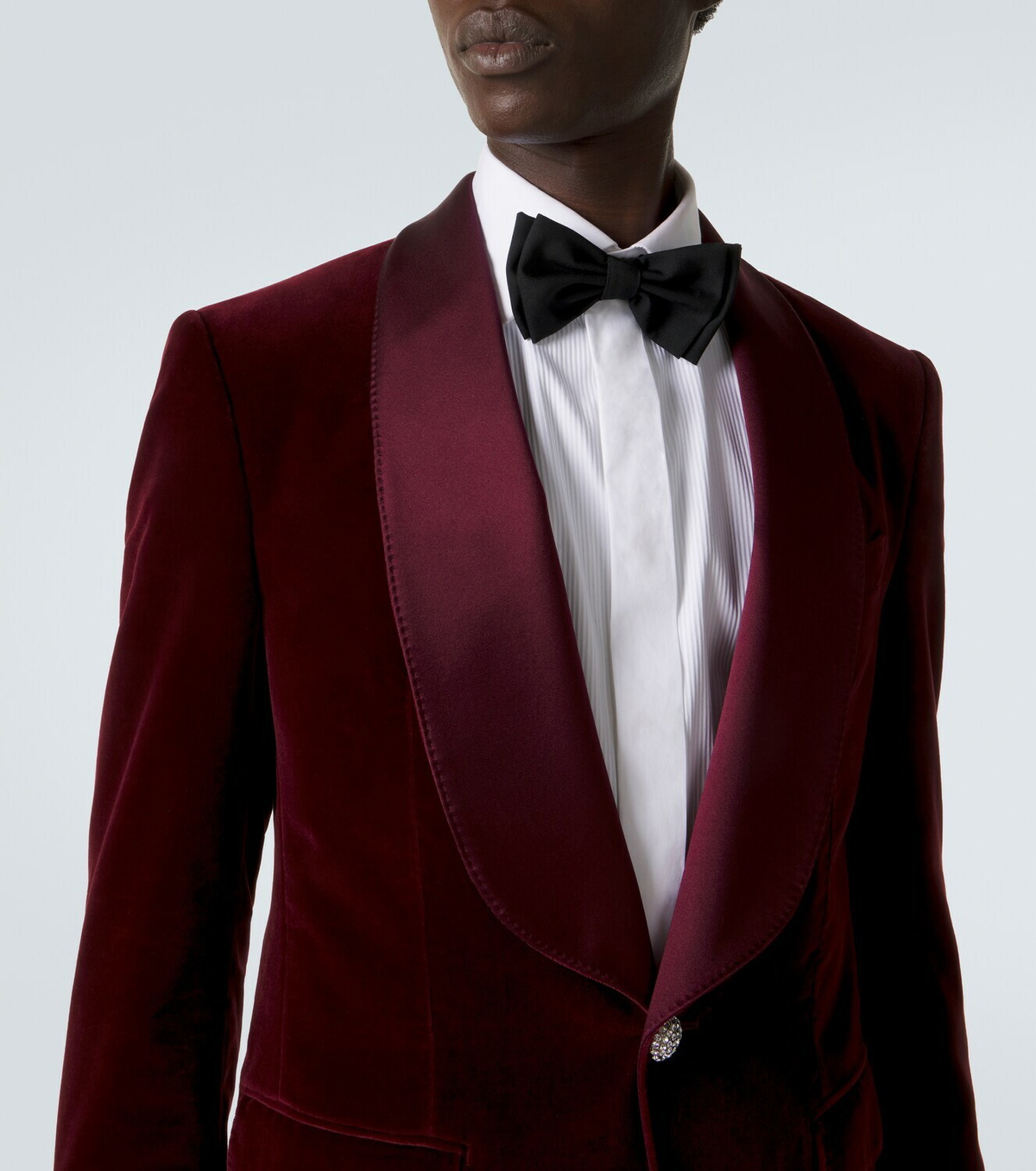 Dolce&Gabbana Cotton-blend velvet tuxedo jacket