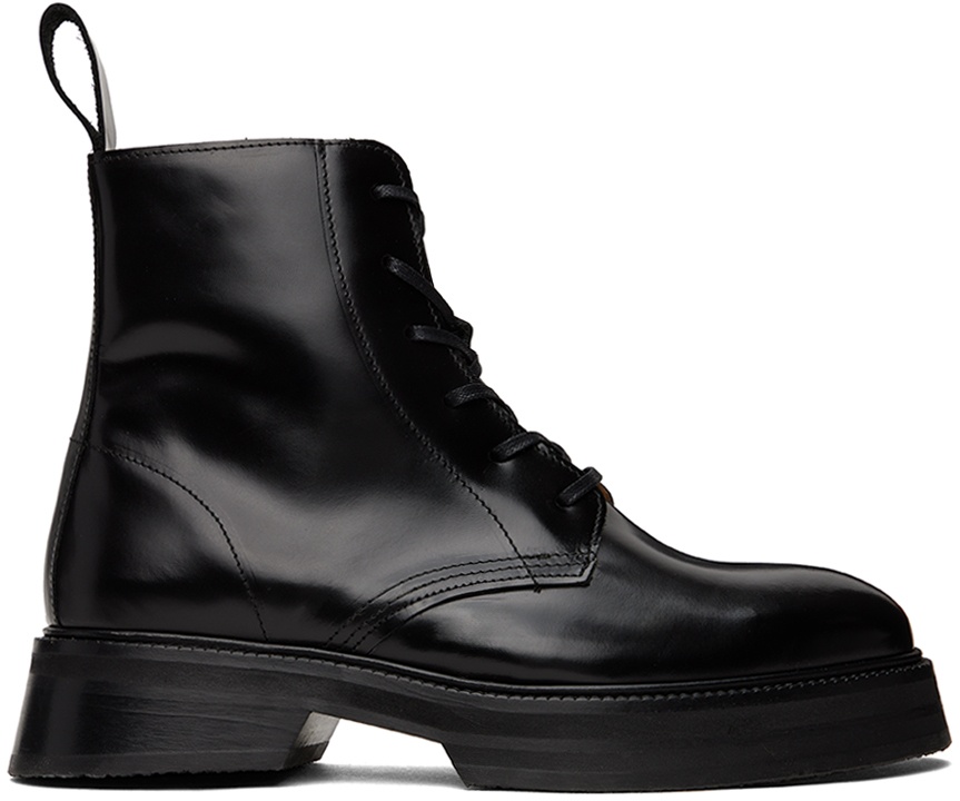 VINNY’s Black Officer Boots