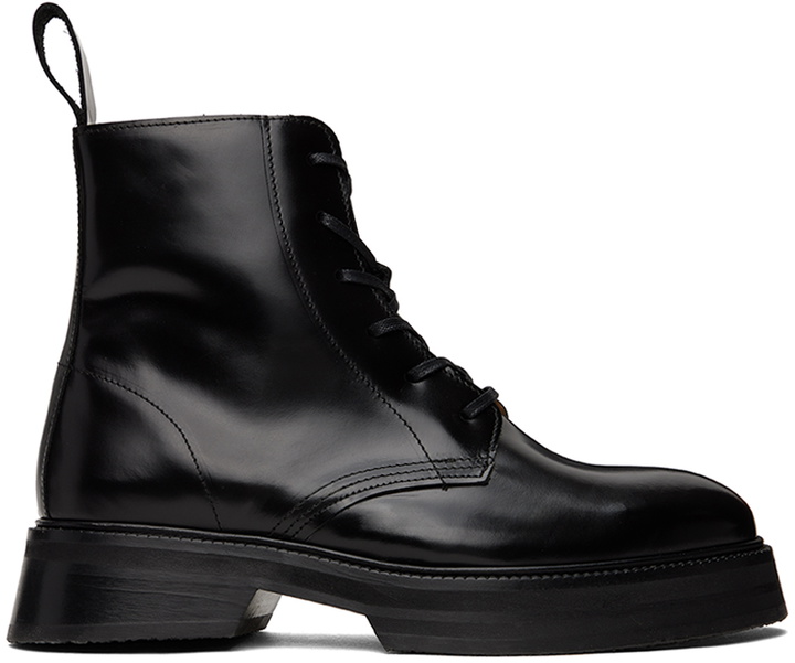 Photo: VINNY’s Black Officer Boots