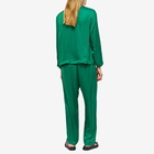 DONNI. Women's Silky Simple Pant in Ivy