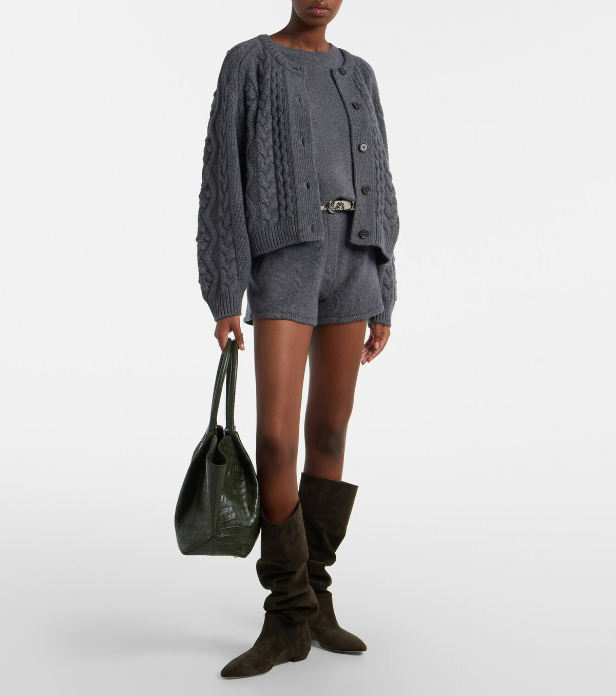 Lisa Yang Annora cashmere shorts