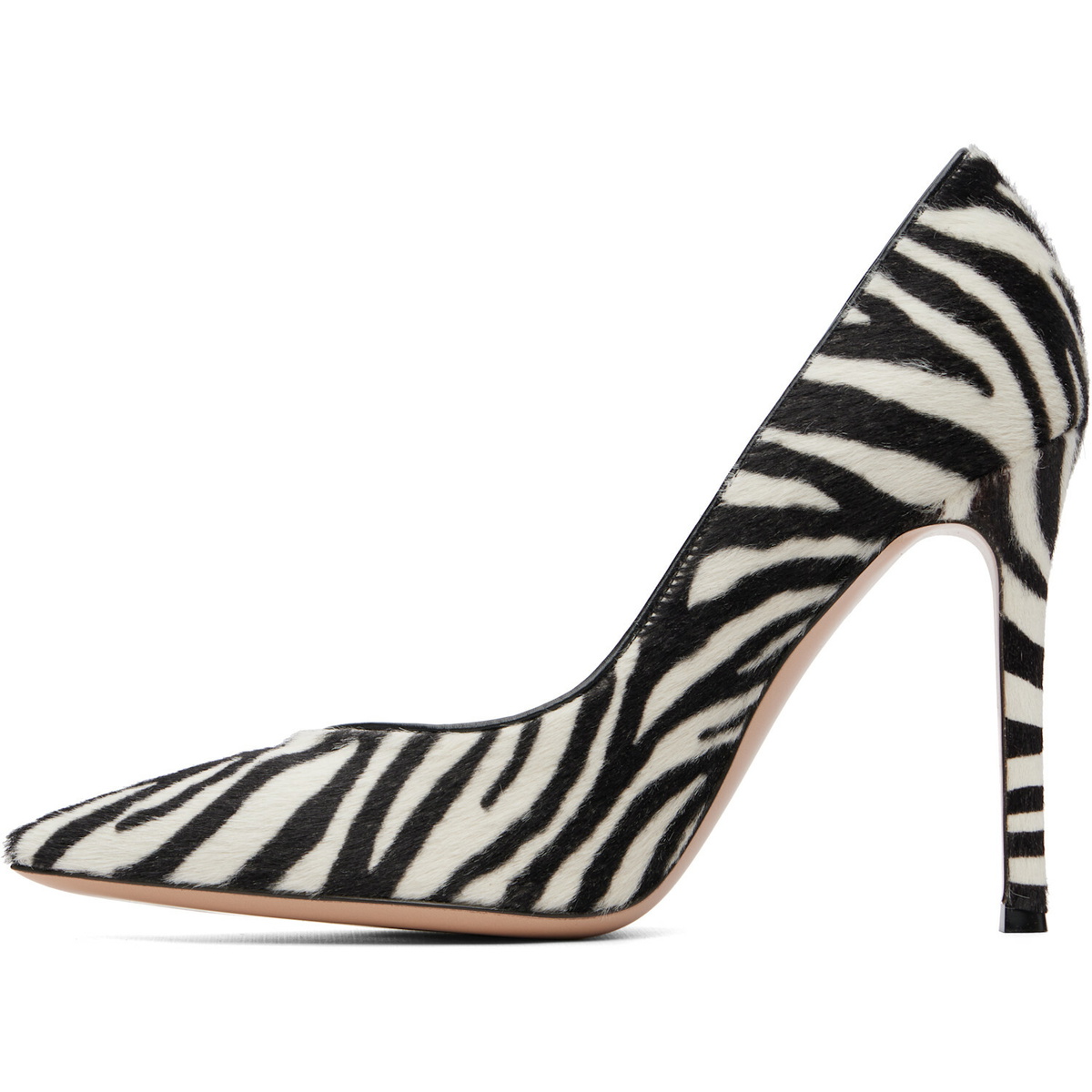 Gianvito Rossi Black & White Gianvito 105 Heels