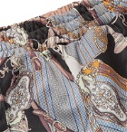 Palm Angels - Stripe-Trimmed Printed Tech-Jersey Sweatpants - Multi