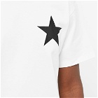 SOPHNET. Men's Star Patch Crew Neck T-Shirt in White
