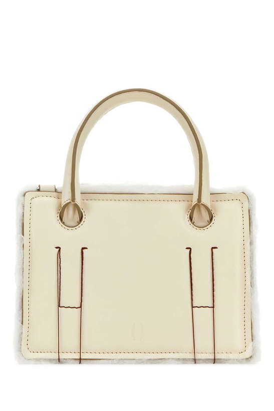 Photo: Dentro Ivory Leather Mini Otto Handbag