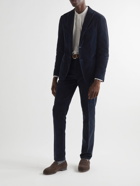 Boglioli - K-Jacket Slim-Fit Unstructured Cotton-Blend Corduroy Suit Jacket - Blue