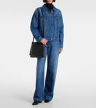 The Row Nan leather messenger bag