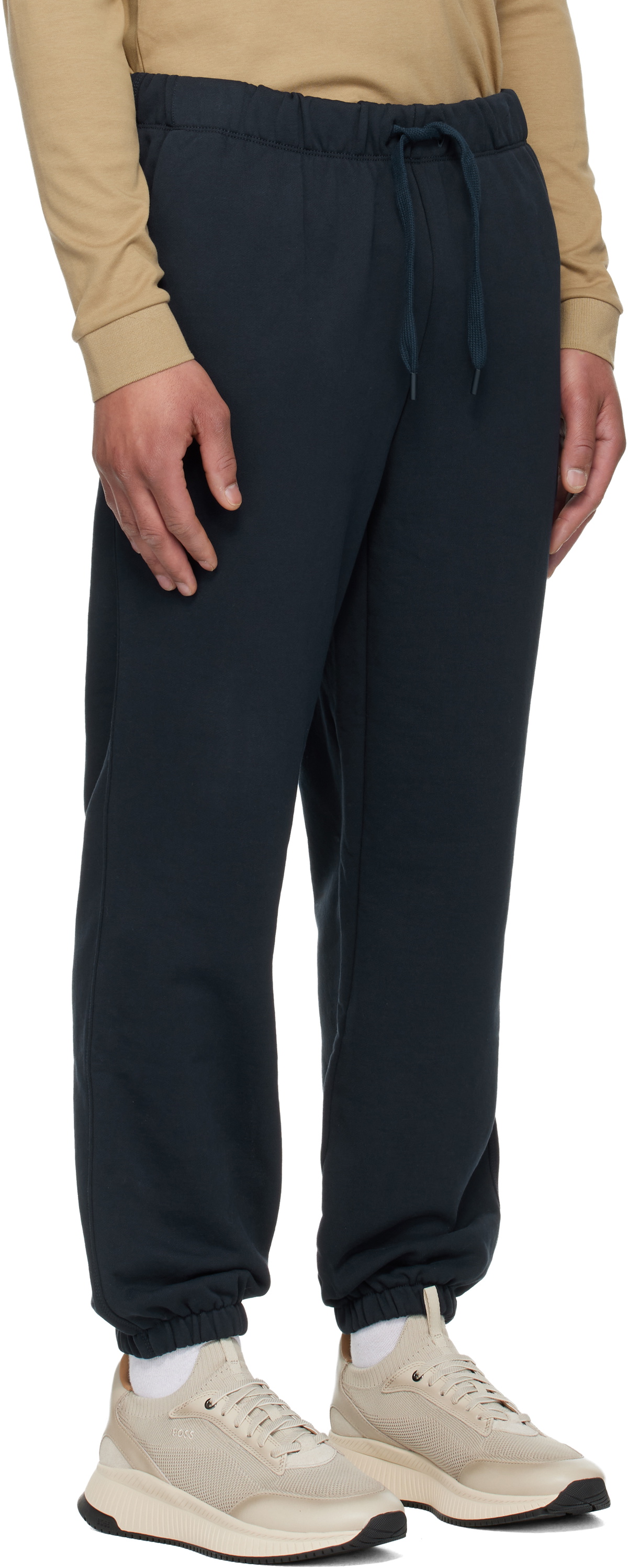 BOSS Navy Drawstring Sweatpants
