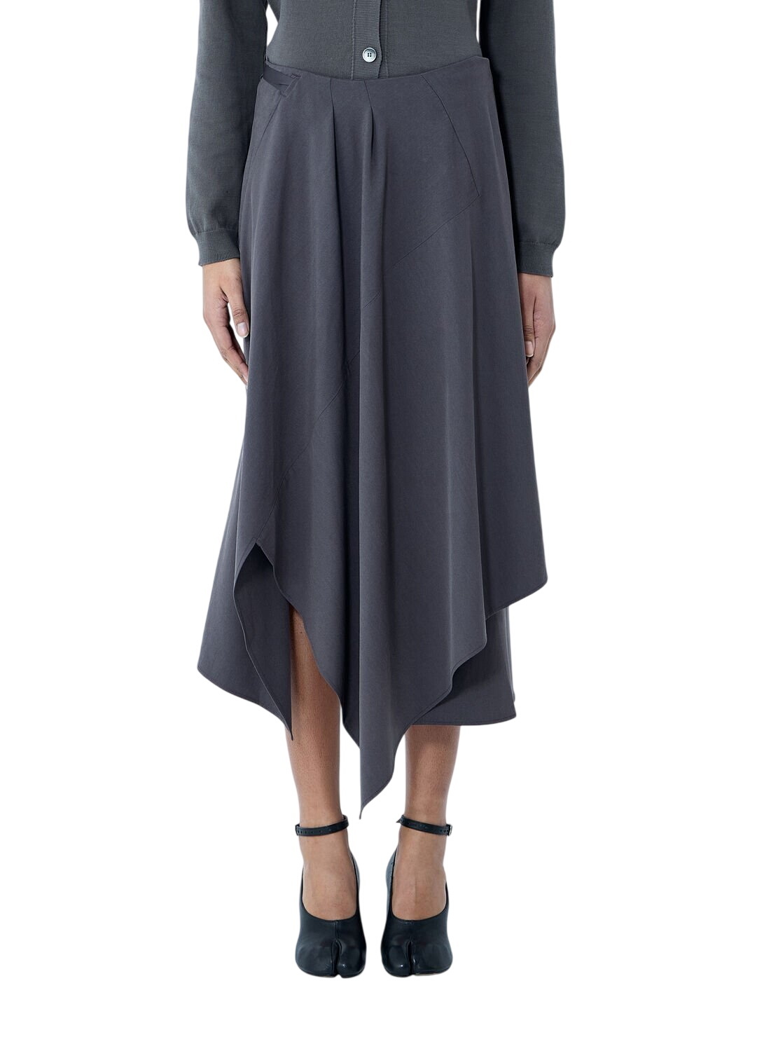 OUR LEGACY WORK SHOP Emporio Armani Navy Saro Midi Skirt Our Legacy