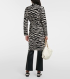'S Max Mara Limbo zebra-print wool and cashmere cardigan