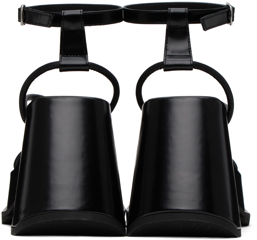 Eytys Black Olympia Heeled Sandals