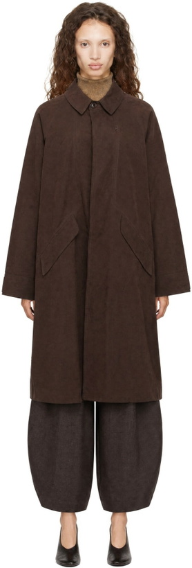 Photo: YMC Brown Tyrell Trench Coat