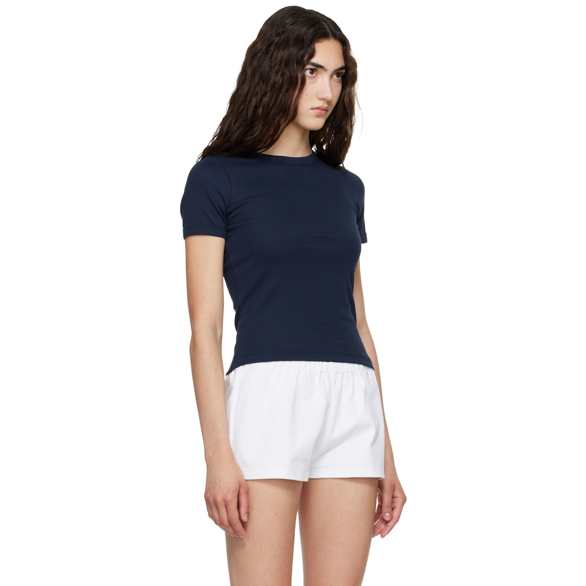 FLORE FLORE Navy Car T-shirt