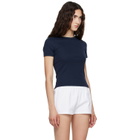 FLORE FLORE Navy Car T-shirt