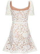 SELF-PORTRAIT Floral Lace Mini Dress