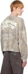 PALY Khaki 'Emotional Pain' Camo Sweatshirt