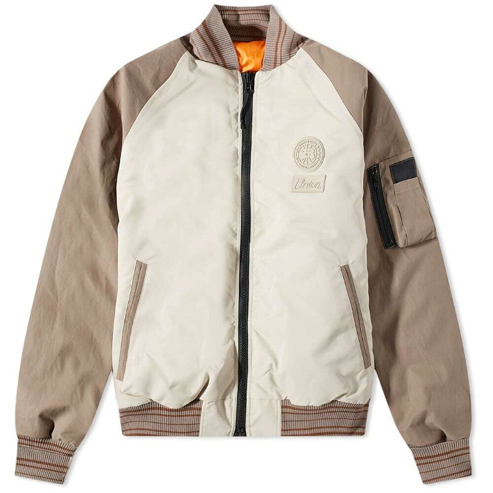 Photo: Canada Goose Men's & NBA Collection with UNION Bullard Bomber Jacket in Pearl