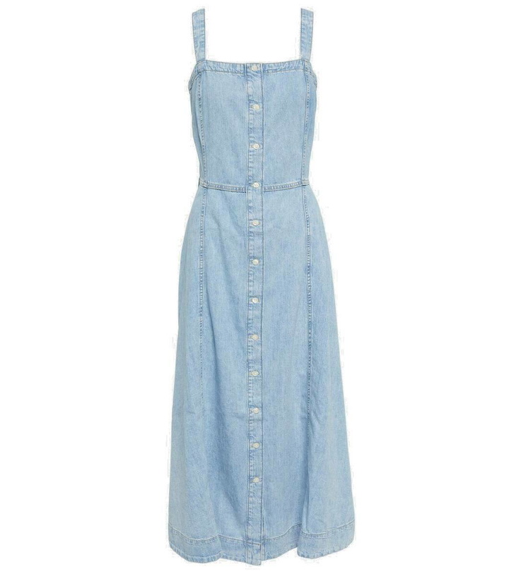 Photo: 7 For All Mankind Sally denim midi dress