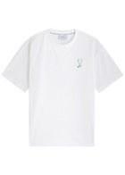 Percival Cicchetti Printed Jersey T-shirt White