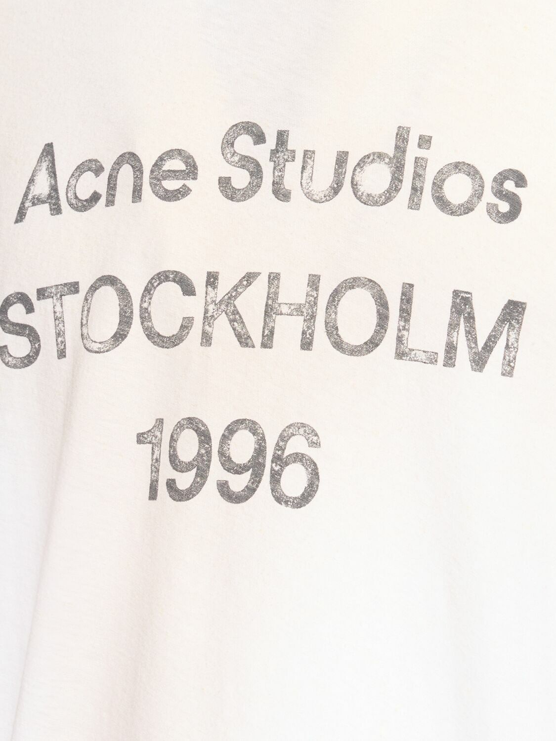 【Acne Studios】Edden 1996 長袖 Tシャツ(2色) ACNE STUDIOS Edden 1996 Long Sleeve T-shirt Acne Studios