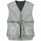 Givenchy Men's Radio Utility Vest in Medium Grey