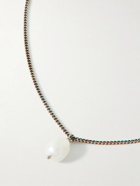 Acne Studios - Silver-Tone Pearl Necklace