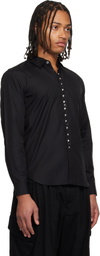 Black Comme des Garçons Black Studded Shirt