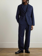 Blue Blue Japan - Sashiko Indigo-Dyed Cotton Suit Jacket - Blue